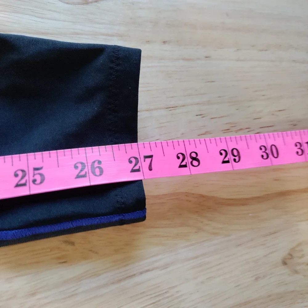 CW-X Stabilyx Compression Tights Mens L Black Purple Running Leggings 225879A